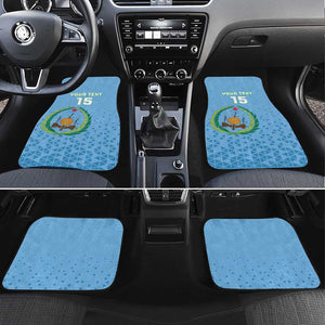 Custom Djibouti Football Car Mats Go Champions