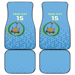 Custom Djibouti Football Car Mats Go Champions