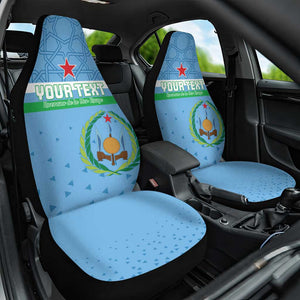 Custom Djibouti Football Car Seat Cover Go Champions