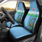 Custom Djibouti Football Car Seat Cover Go Champions