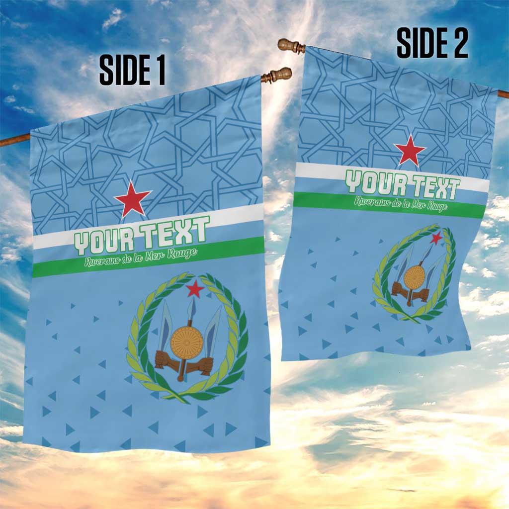 Custom Djibouti Football Garden Flag Go Champions
