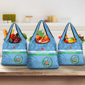 Custom Djibouti Football Grocery Bag Go Champions