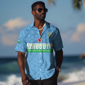 Custom Djibouti Football Hawaiian Shirt Go Champions