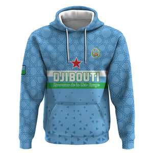 Custom Djibouti Football Hoodie Go Champions