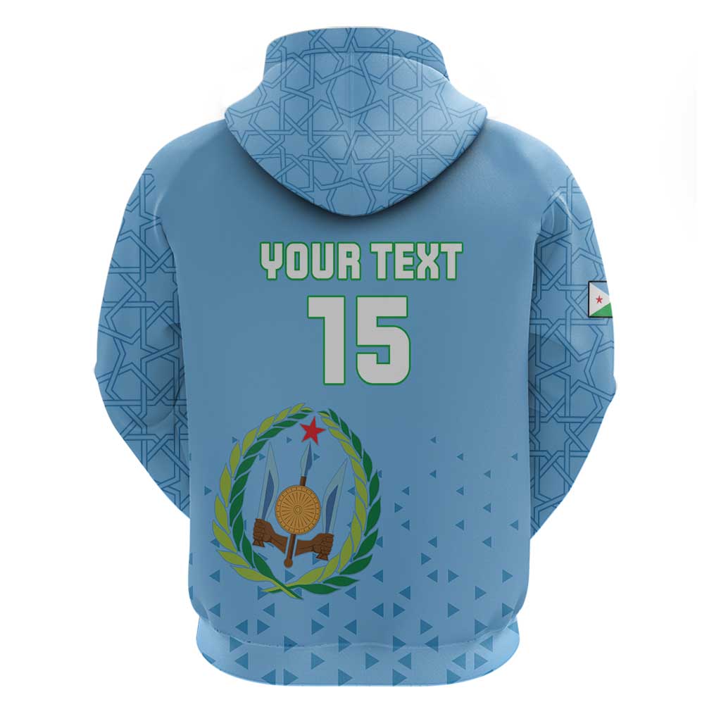 Custom Djibouti Football Hoodie Go Champions