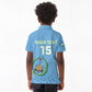 Custom Djibouti Football Kid Polo Shirt Go Champions