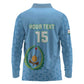Custom Djibouti Football Long Sleeve Polo Shirt Go Champions