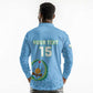 Custom Djibouti Football Long Sleeve Polo Shirt Go Champions