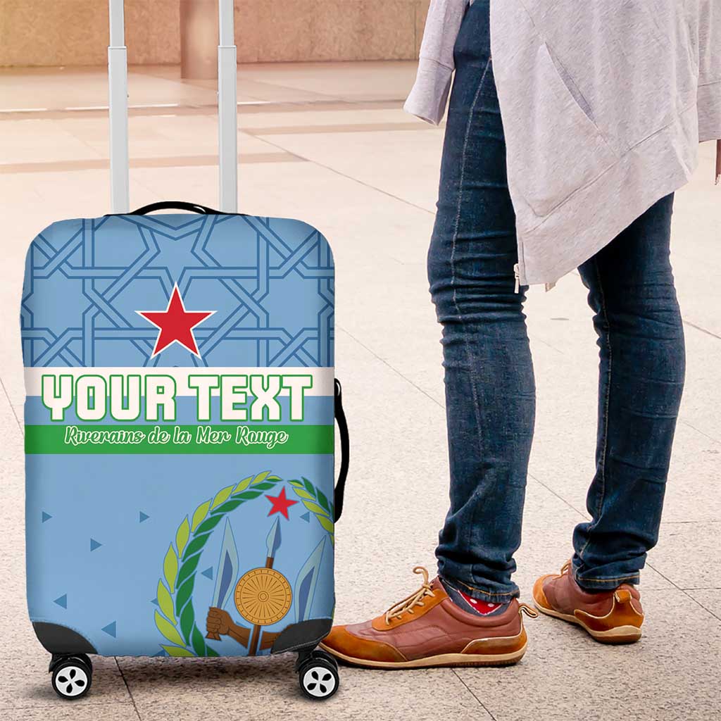 Custom Djibouti Football Luggage Cover Go Champions
