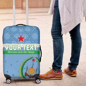 Custom Djibouti Football Luggage Cover Go Champions