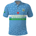 Custom Djibouti Football Polo Shirt Go Champions