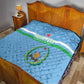 Custom Djibouti Football Quilt Go Champions