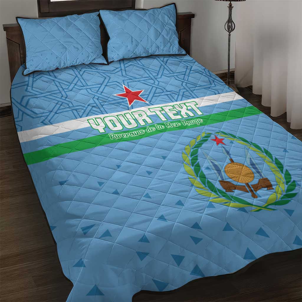 Custom Djibouti Football Quilt Bed Set Go Champions