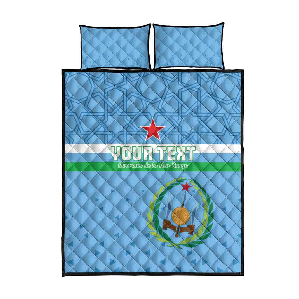Custom Djibouti Football Quilt Bed Set Go Champions