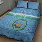 Custom Djibouti Football Quilt Bed Set Go Champions