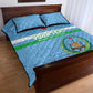 Custom Djibouti Football Quilt Bed Set Go Champions