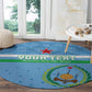 Custom Djibouti Football Round Carpet Go Champions