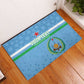 Custom Djibouti Football Rubber Doormat Go Champions