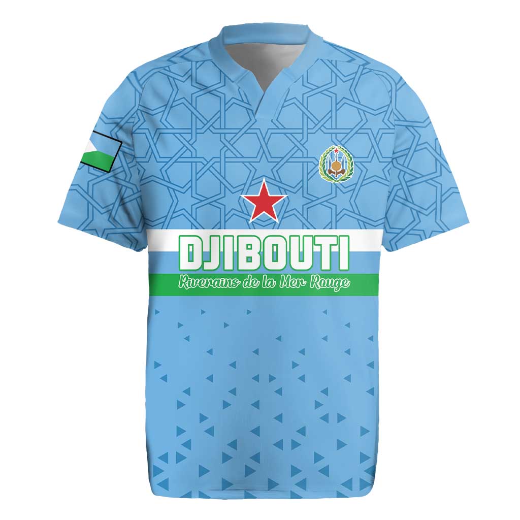 Custom Djibouti Football Rugby Jersey Go Champions