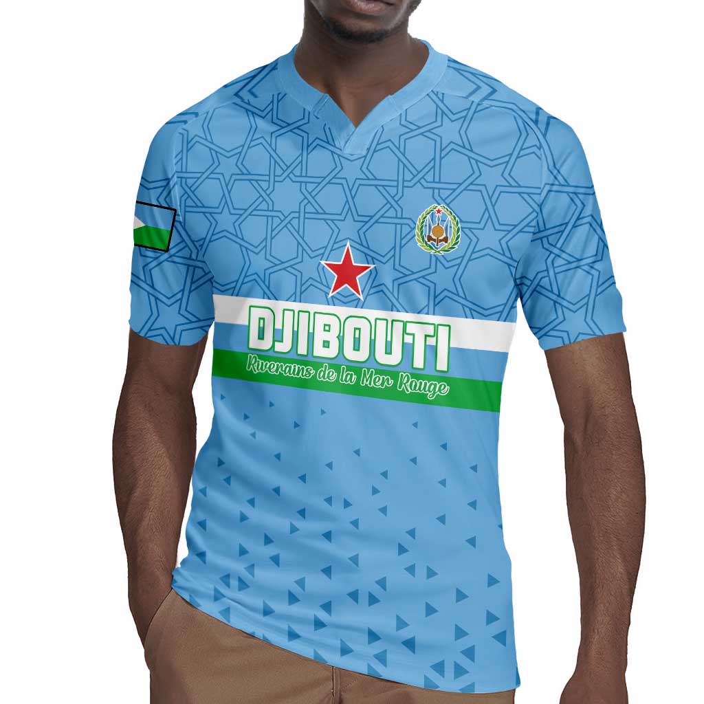 Custom Djibouti Football Rugby Jersey Go Champions