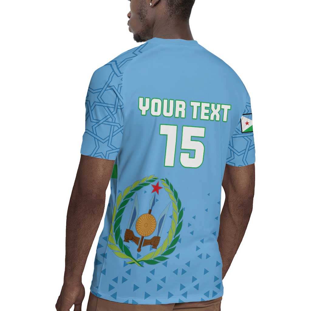 Custom Djibouti Football Rugby Jersey Go Champions