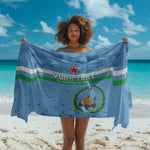 Custom Djibouti Football Sarong Go Champions