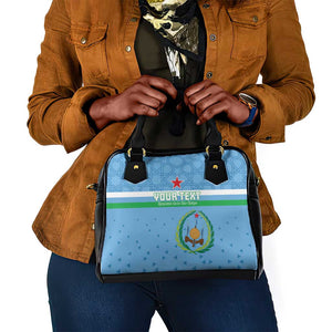 Custom Djibouti Football Shoulder Handbag Go Champions