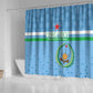 Custom Djibouti Football Shower Curtain Go Champions
