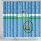Custom Djibouti Football Shower Curtain Go Champions