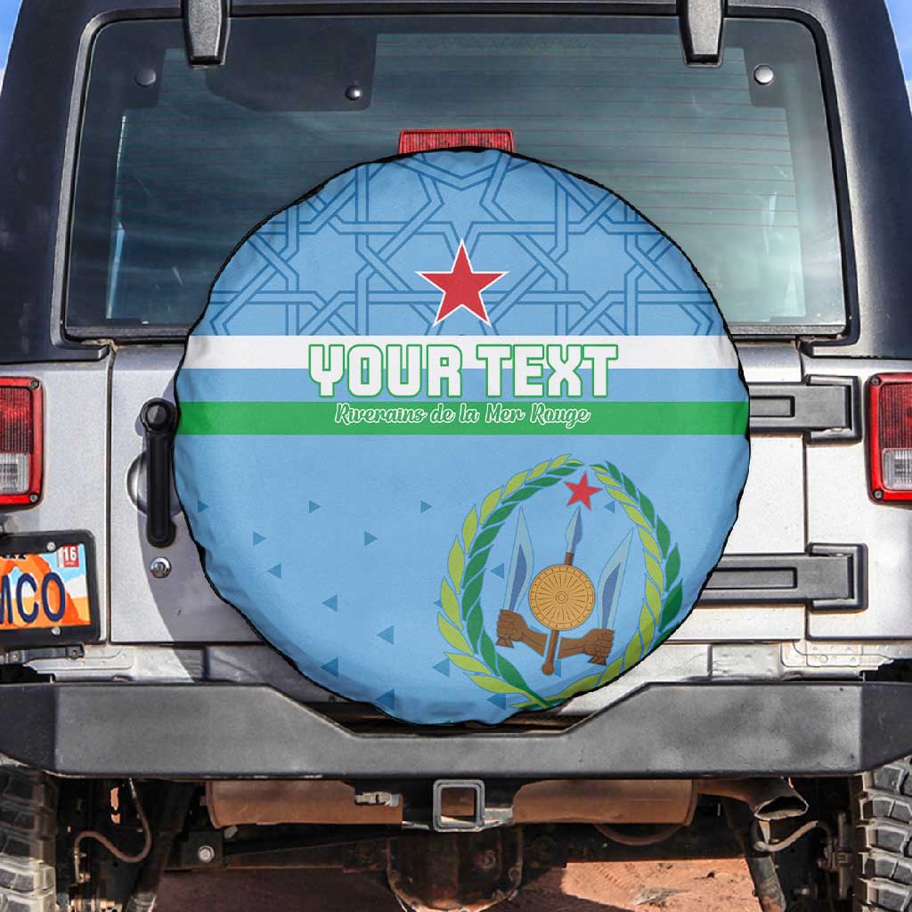 Custom Djibouti Football Spare Tire Cover Go Champions