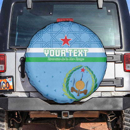Custom Djibouti Football Spare Tire Cover Go Champions