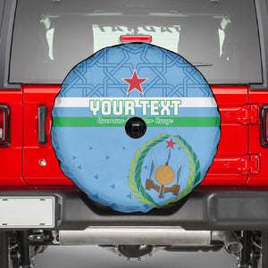 Custom Djibouti Football Spare Tire Cover Go Champions