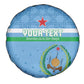 Custom Djibouti Football Spare Tire Cover Go Champions