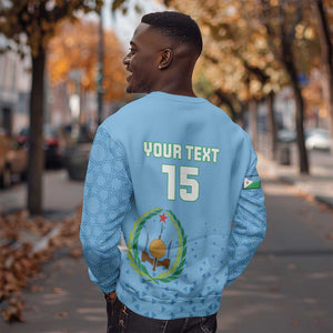 Custom Djibouti Football Sweatshirt Go Champions