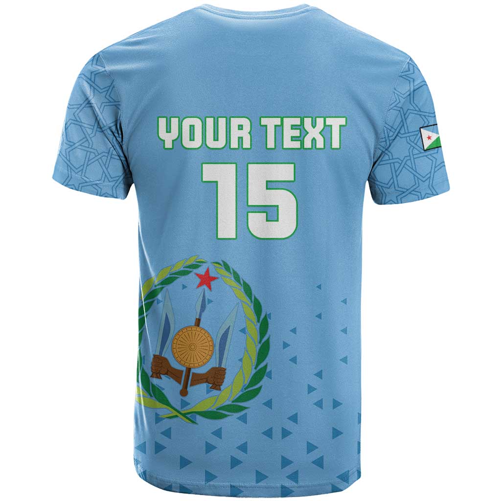 Custom Djibouti Football T shirt Go Champions