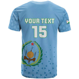 Custom Djibouti Football T shirt Go Champions