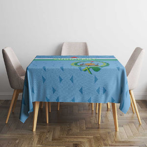 Custom Djibouti Football Tablecloth Go Champions