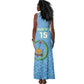 Custom Djibouti Football Tank Maxi Dress Go Champions