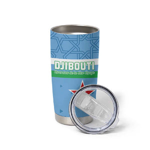 Custom Djibouti Football Tumbler Cup Go Champions