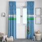 Custom Djibouti Football Window Curtain Go Champions