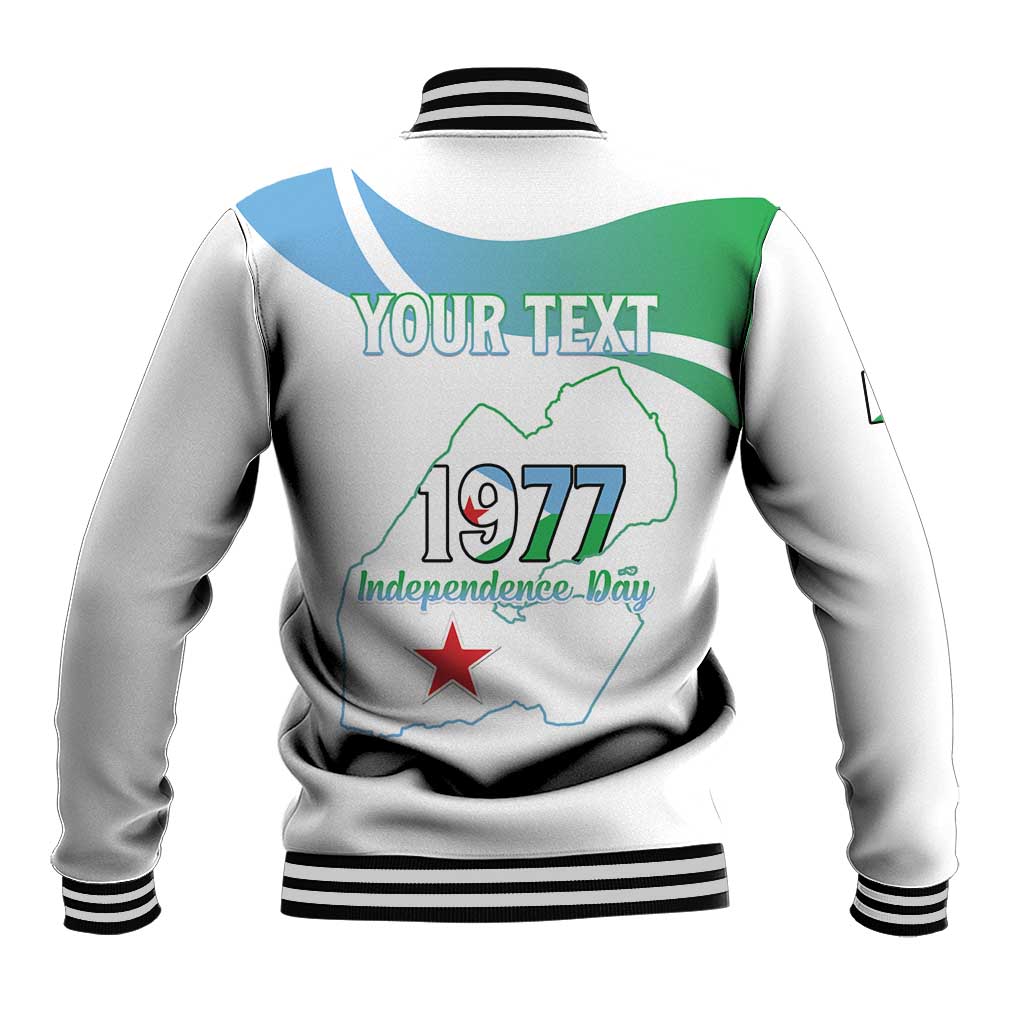Personalized Happy Djibouti Baseball Jacket Independence Day