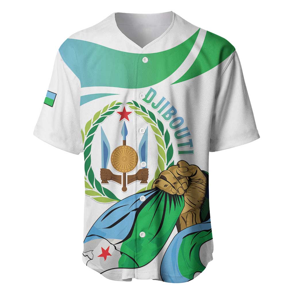 Personalized Happy Djibouti Baseball Jersey Independence Day