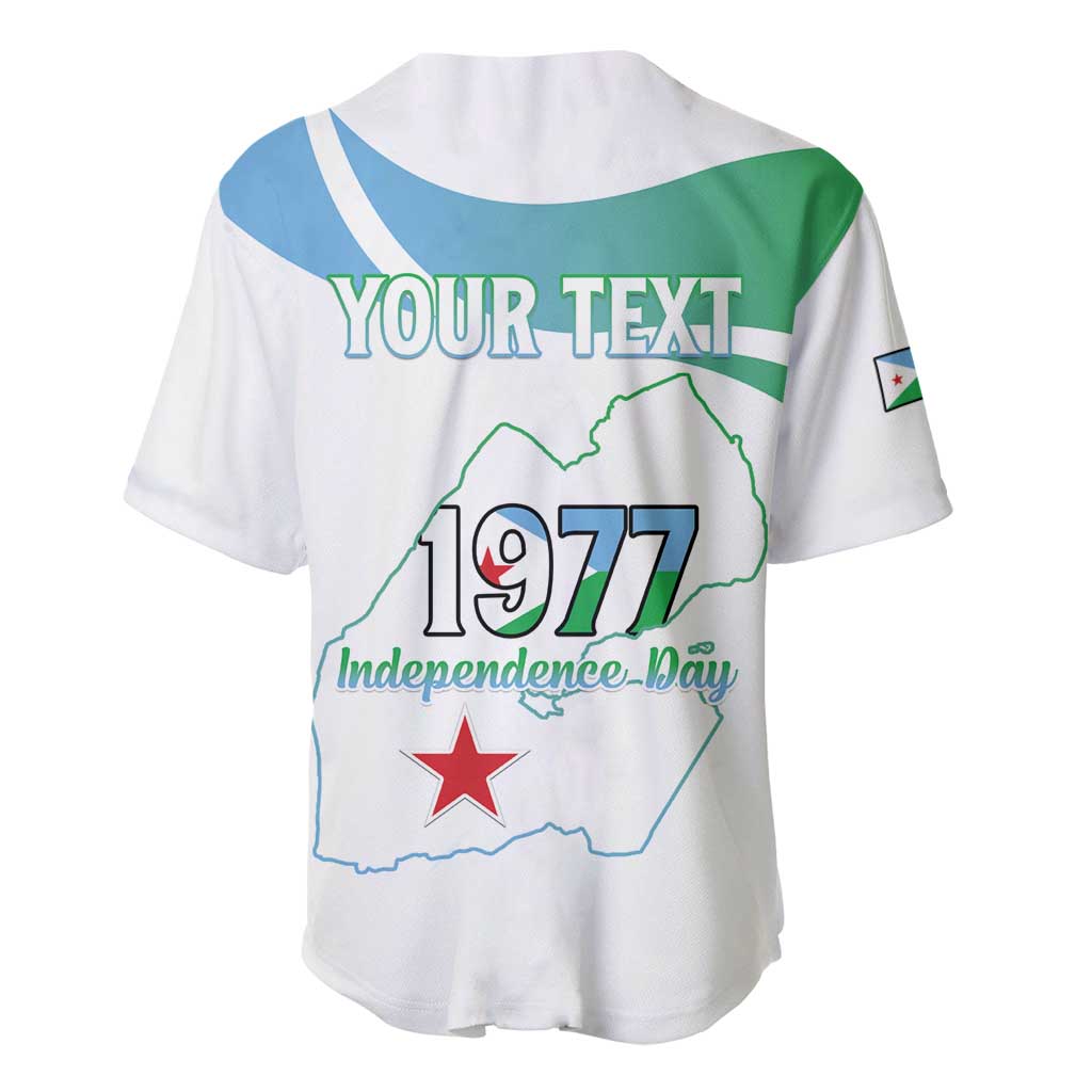 Personalized Happy Djibouti Baseball Jersey Independence Day