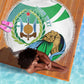 Personalized Happy Djibouti Beach Blanket Independence Day