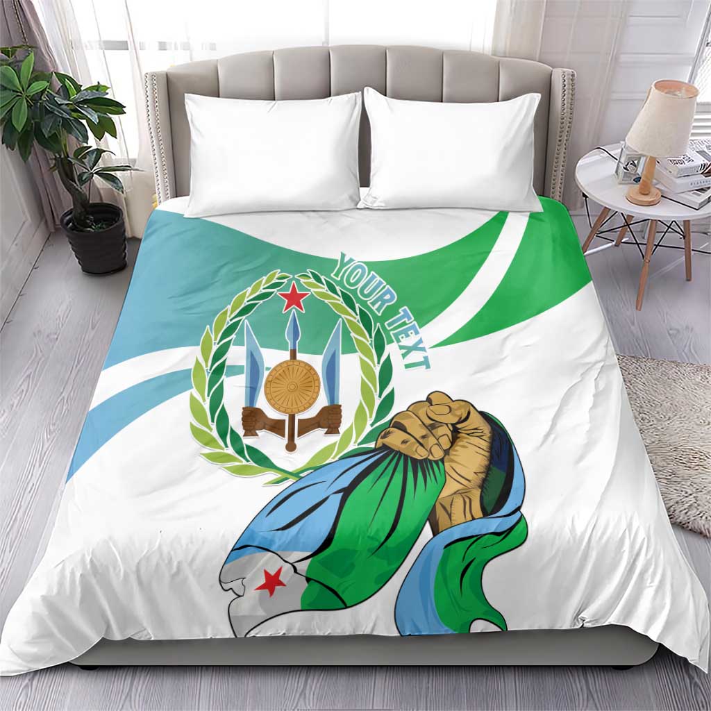 Personalized Happy Djibouti Bedding Set Independence Day