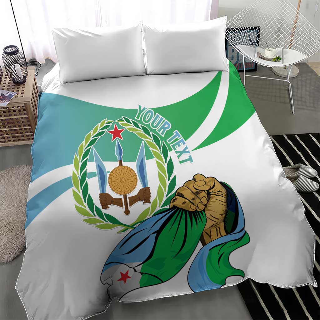 Personalized Happy Djibouti Bedding Set Independence Day