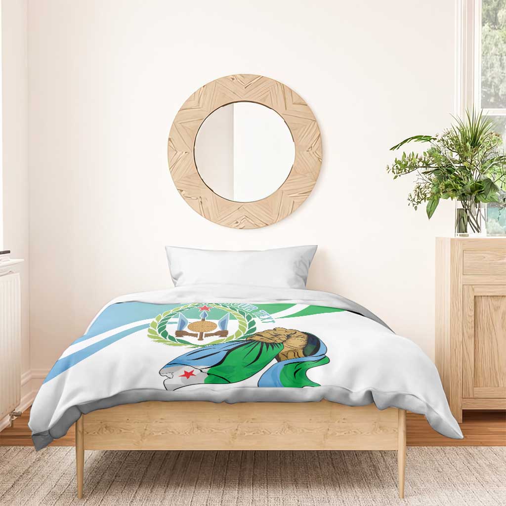 Personalized Happy Djibouti Bedding Set Independence Day