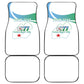 Personalized Happy Djibouti Car Mats Independence Day