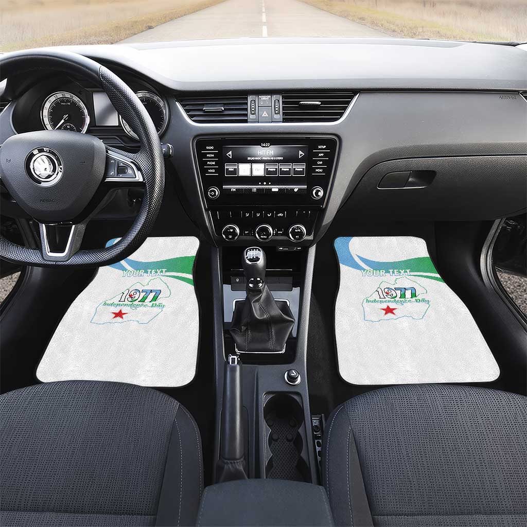 Personalized Happy Djibouti Car Mats Independence Day