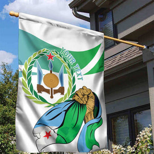 Personalized Happy Djibouti Garden Flag Independence Day